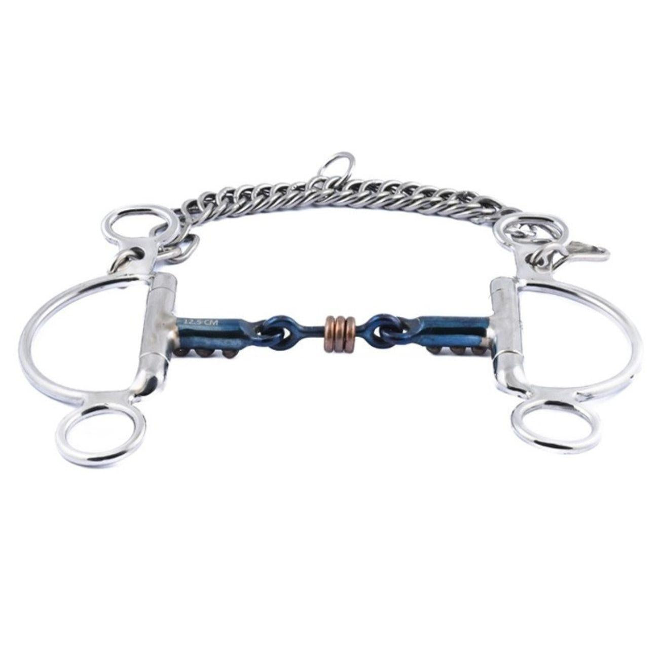 JUMP'IN FRENCH MOUTH BLUE STEEL FELIPE BIT JUMP'IN INOX imboccature speciali 0102 09JU0102 INOX JUMP'IN