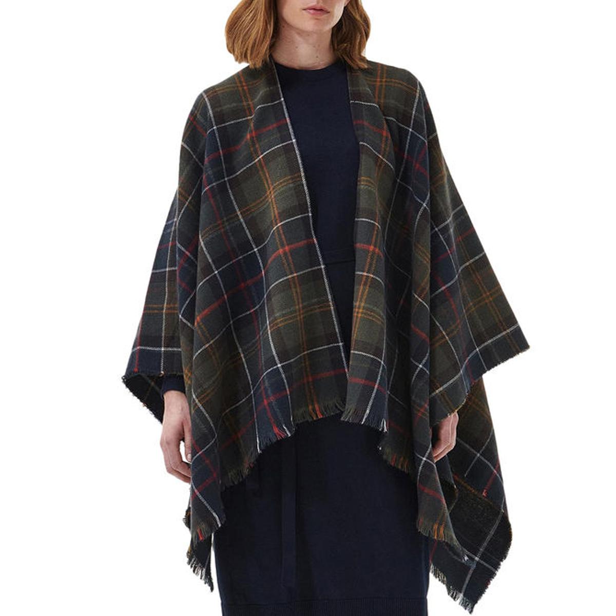 SCIARPA DONNA MONTIETH SERAPE 31BA-LSC0423LSC TN11 CLASSIC TARTAN BARBOUR