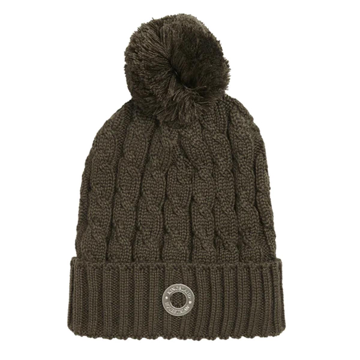 CAPPELLO DA DONNA IN MAGLIA A TRECCE KLSEMIRA KINGSLAND 29KING-2230142656 6577GREEN BLACK INK KINGSLAND
