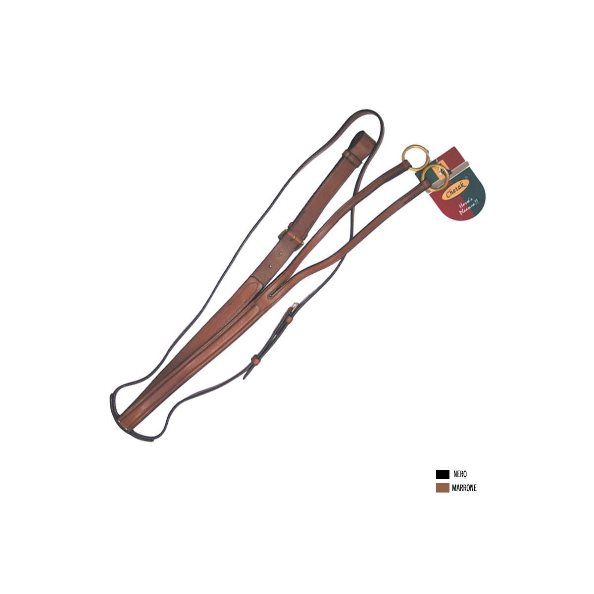 AMAHORSE MARTINGALA COLLIER BOMBATO CHETAK Marrone MARTINGALE E FORCHETTE 09UMCK00080 09UMCK00080 MARRONE AMAHORSE