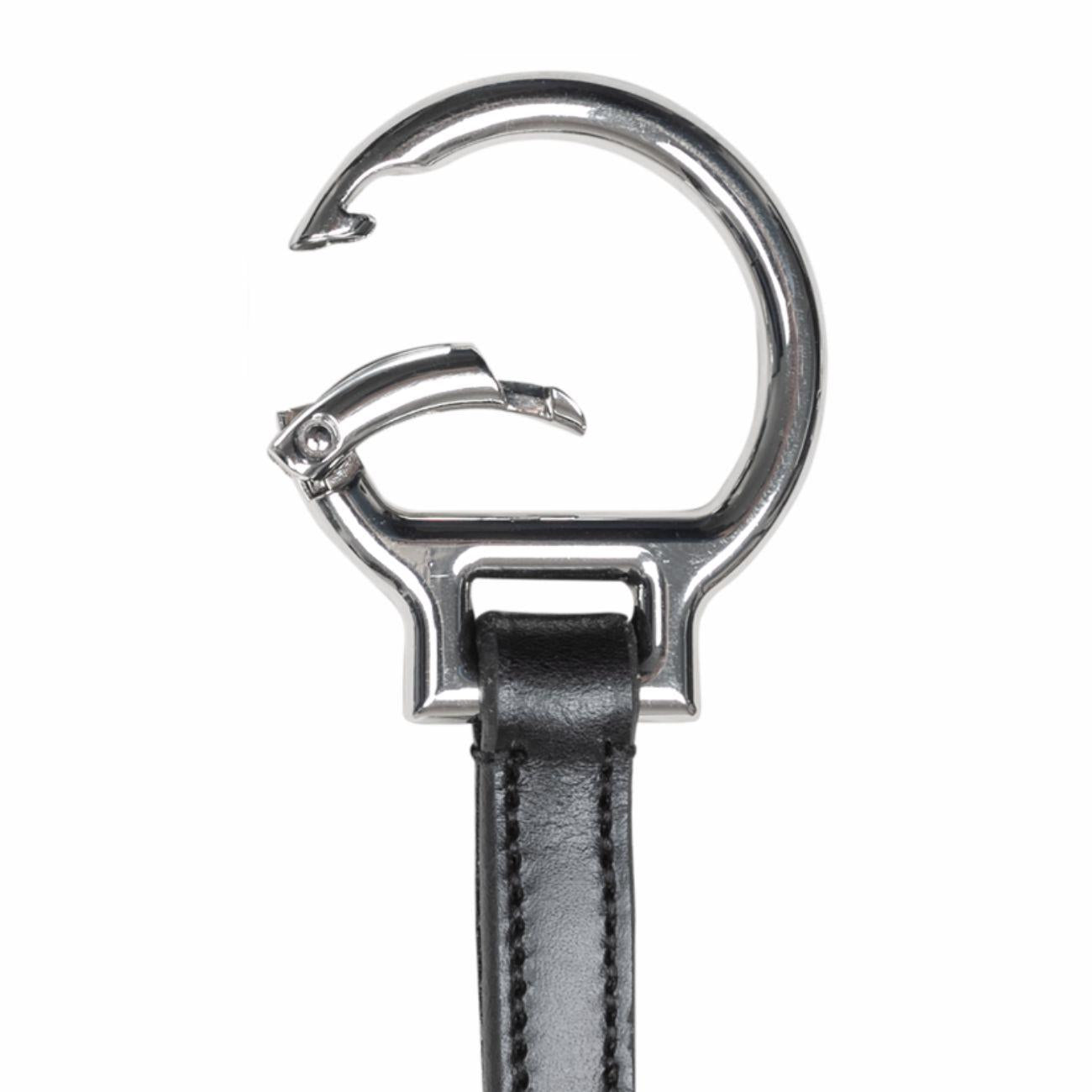 MARTINGALA X-LINE CON ANELLO A SCATTO WALDHAUSEN 108301 01BLACK WALDHAUSEN