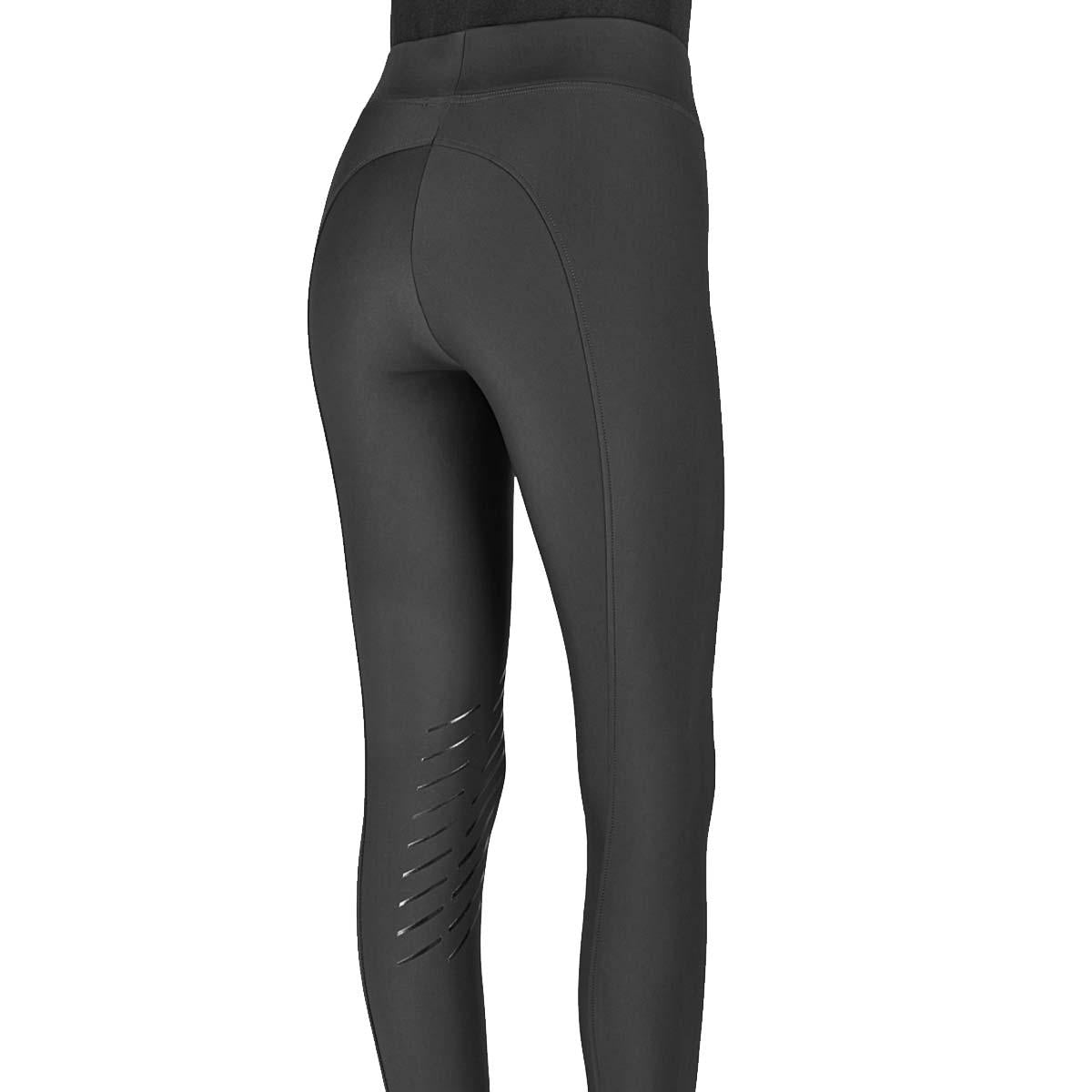 LEGGINS riding Woman with GRIP AL GINOCCHIO style CHUNK 09EQ-N09017 006black EQUILINE