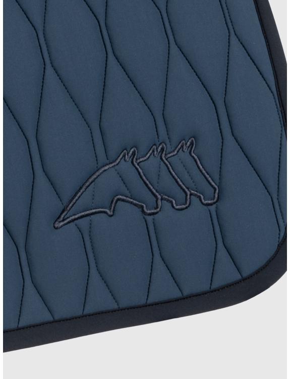 QUILTED ALVEOLAR DRESSAGE SADDLE PAD MOD.ECHADE 09EQ-B11275-DRESS 722DIPLOMATIC BLUE EQUILINE