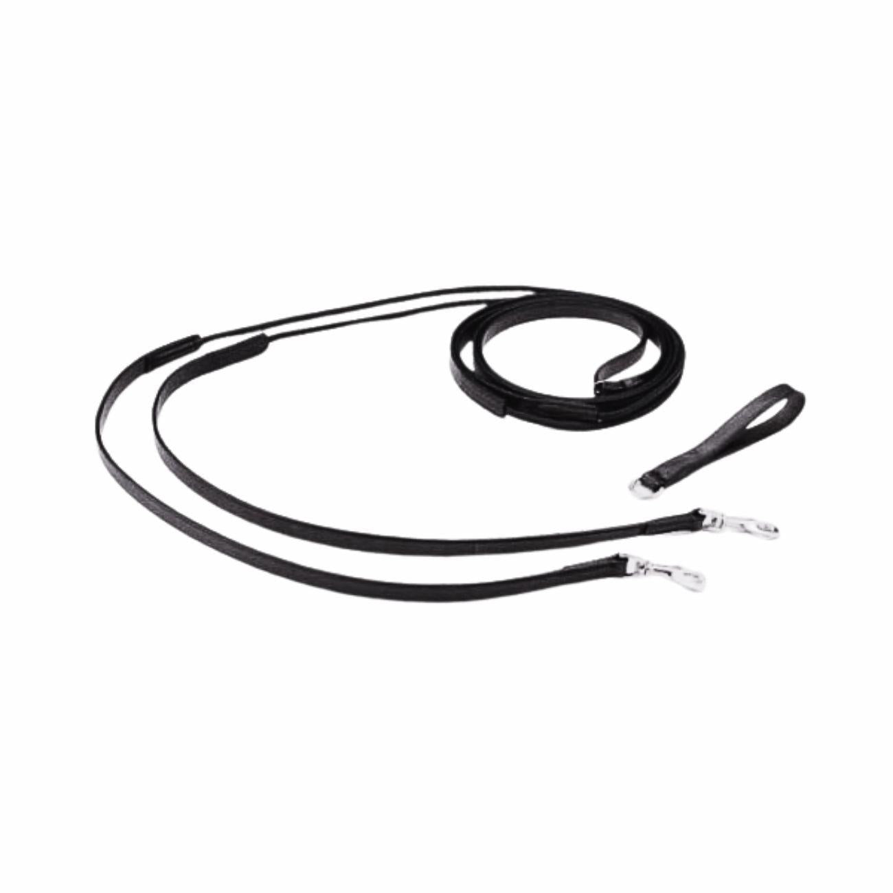 DRAW REINS WITH ROPE PARIANI 09PA031200 BLACK PARIANI