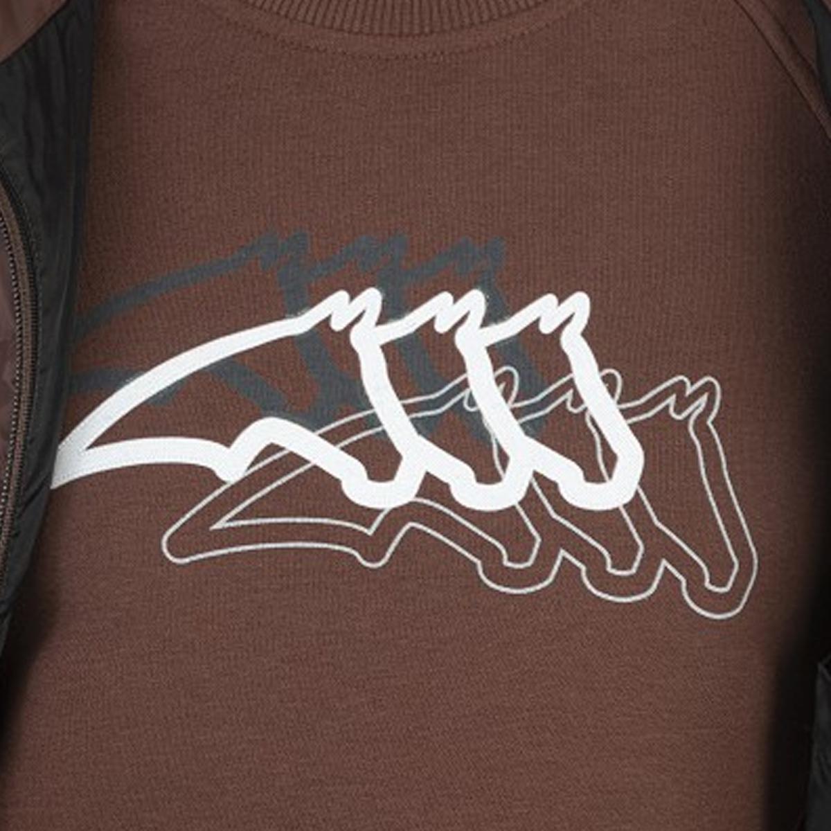 WOMEN’S SWEATSHIRT MOD.CHAMEC 28EQ-R09752 379DEEP BROWN EQUILINE