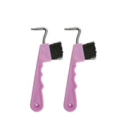 COPPIA DI NETTAPIEDI CON SPAZZOLA 700087 013ROSA HIPPO-TONIC