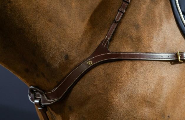 DY'ON ANATOMICAL BREASTPLATE D COLLECTION Marrone PETTORALI DY06B BROWN DY'ON