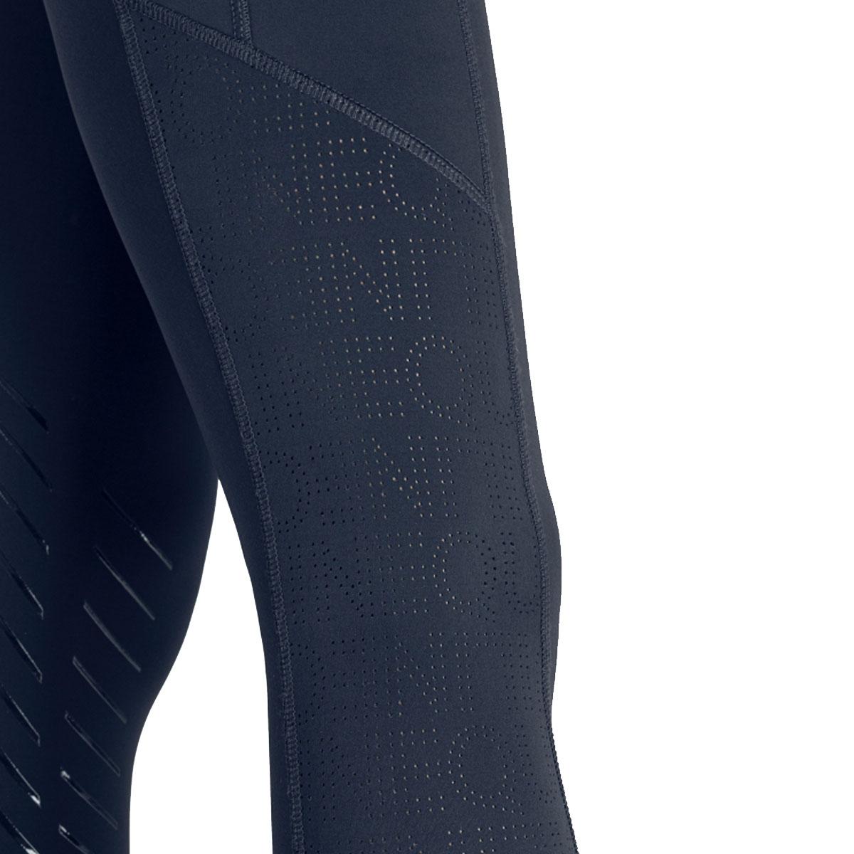 LEGGINGS Woman GRIP AL GINOCCHIO style CERINK 30EQ-ES123PN09050 002BLU EQUILINE