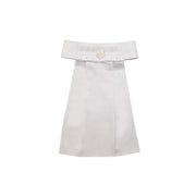 PLASTRON with BOTTONE GIOIELLO 30TA-0904699 white EQUILINE