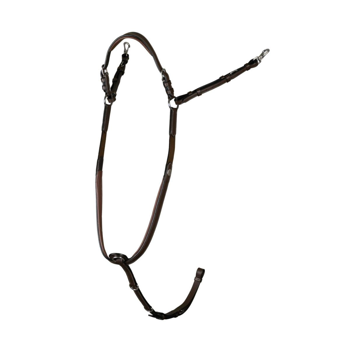 PETTORALE IN CUOIO A Y CON PONTE WORKING COLLECTION WO06D BROWN DY'ON