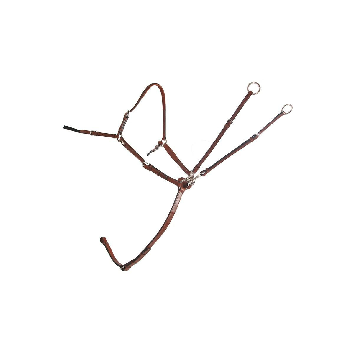 CWD COLLIER DE CHASSE REG. MARTINGALA CWD CHATAIGNE(CASTAGNA) martingala per controllo dell'alzata della testa 09CWCC11 CHATAIGNE CWD