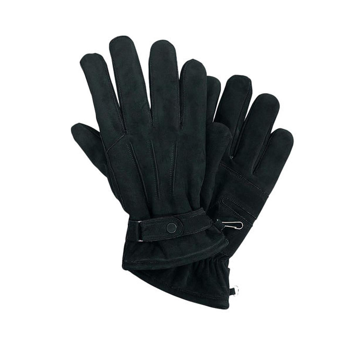 Barbour Men's Thinsulate Leather Gloves Black