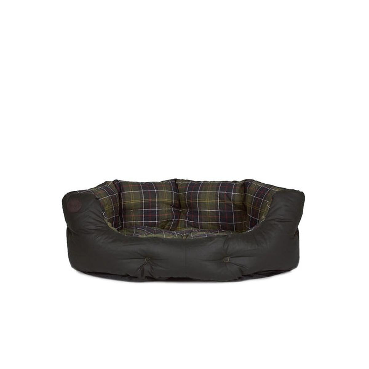 CUCCIA PER CANI CERATA COTONE T.M 31BA--DAC0017DAC- TN11CLASSIC/OLIVE BARBOUR