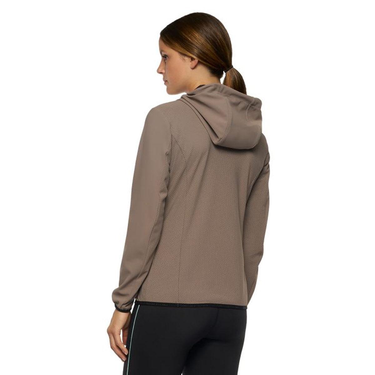 SOFTSHELL DONNA FULL ZIP TESSUTO TRAFORATO 09CT-GID259JE142 8960TAUPE CAVALLERIA TOSCANA