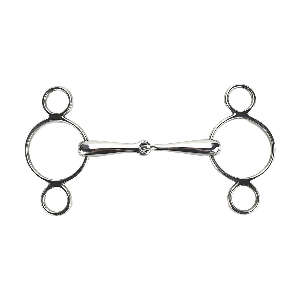 DOUBLE-JOINTED PESSOA BIT 19MM FULL MOUTHPIECE 32SA-02800 STAINLESS STEEL SARTORE