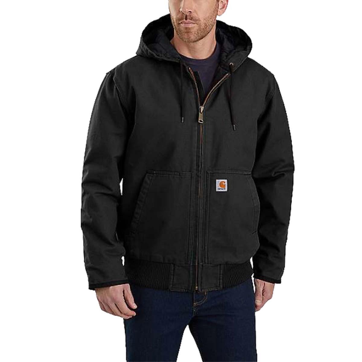 JAC ATTIVO ISOLATO ANATRA LAVATA LOOSE FIT CARHARTT 29CA-104050 BLACK CARHARTT