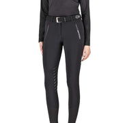Riding breeches Woman with GRIP GINOCCHIO style CHASSIK 09EQ-N09010 006black EQUILINE