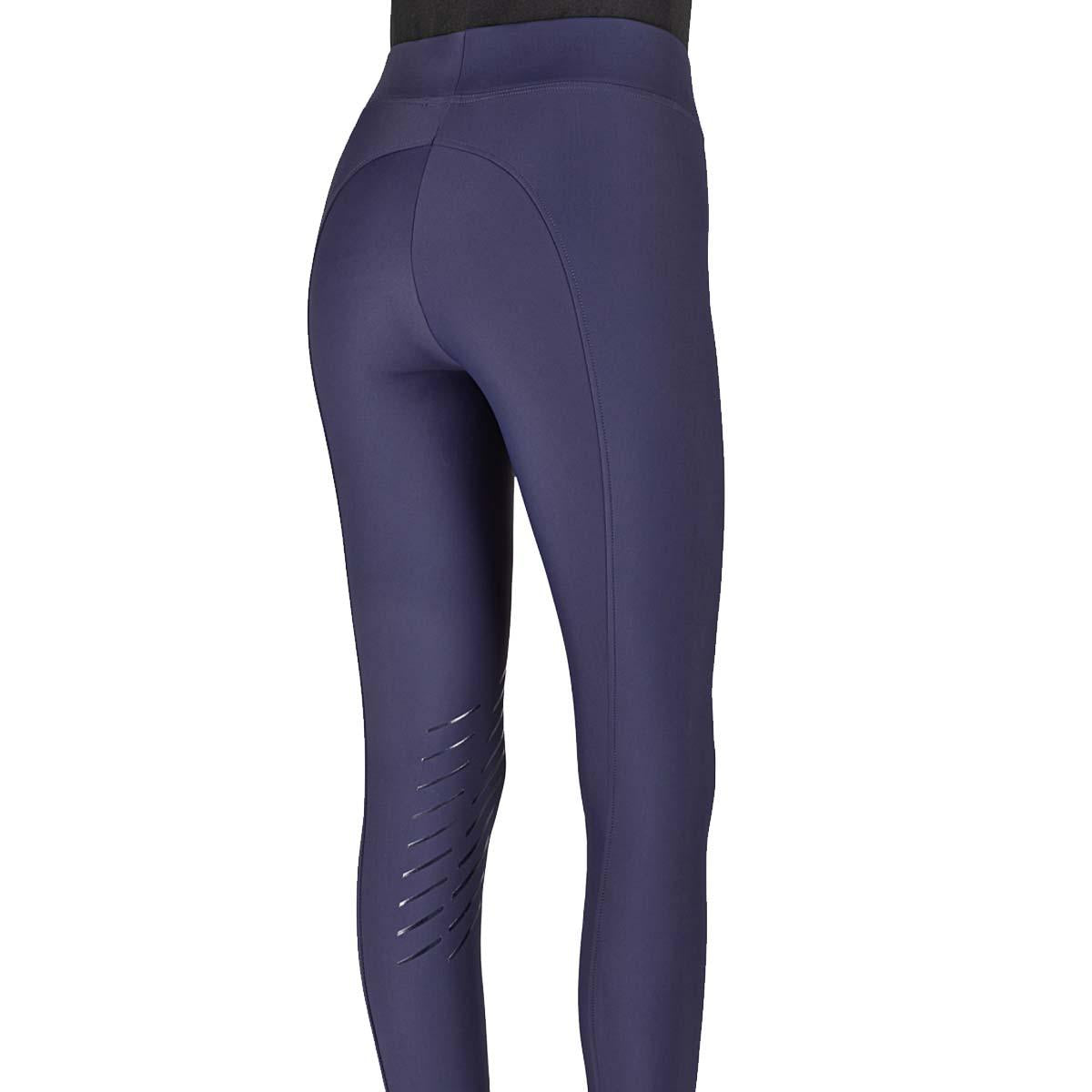LEGGINS riding Woman with GRIP AL GINOCCHIO style CHUNK 09EQ-N09017 232COBALTO EQUILINE