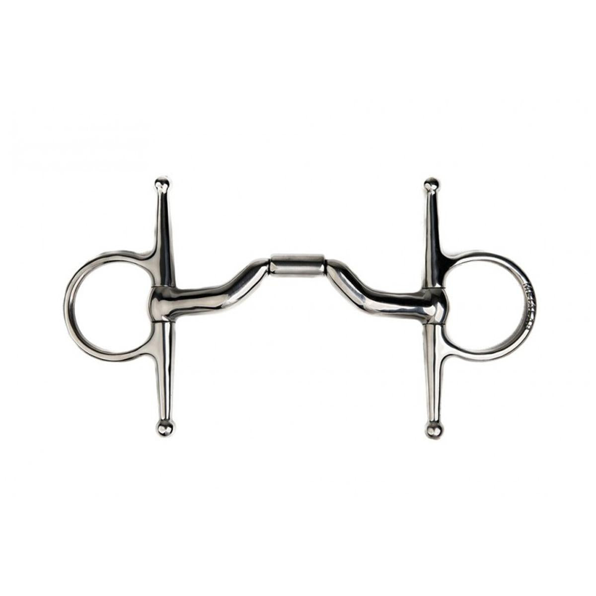 METALAB "ELITE" CURVED FULL CHEEK BIT 31EK-590063 ACCIAIO METALAB