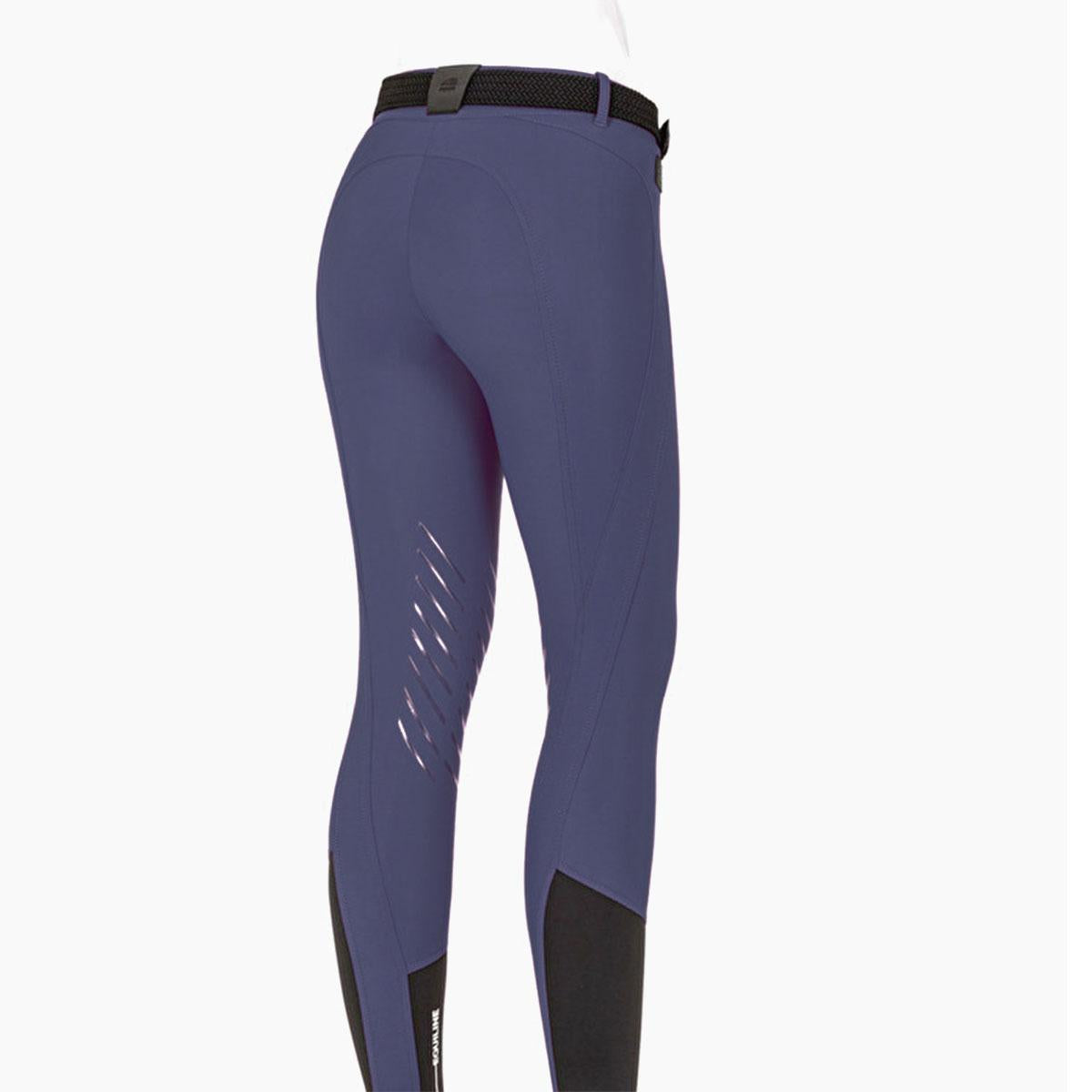 Riding breeches Woman with GRIP AL GINOCCHIO style CANTAK 09EQ-N08975 002BLU EQUILINE