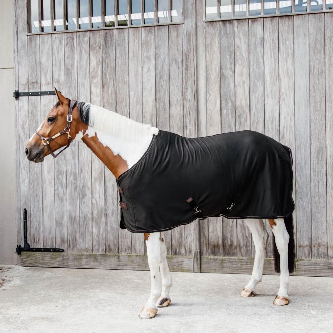 Coperta In Pile Cooler Fleece Rug Kentucky 52145 01BLACK KENTUCKY