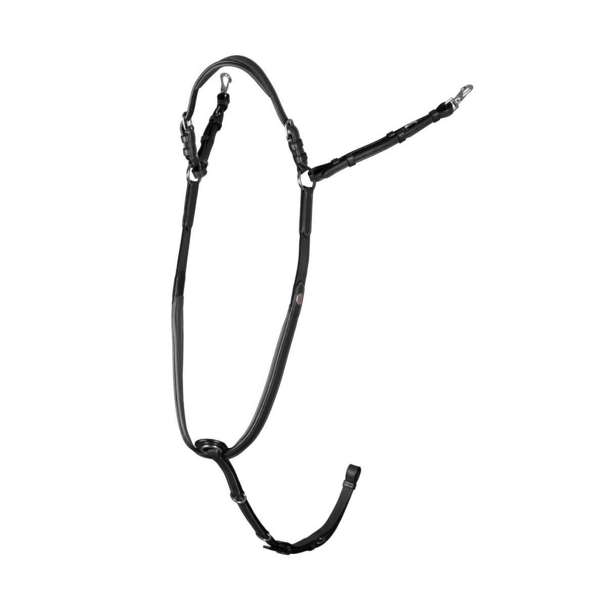 PETTORALE IN CUOIO A Y CON PONTE WORKING COLLECTION WO06D BLACK DY'ON