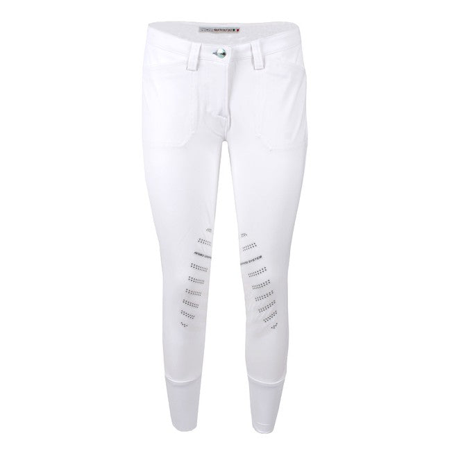 ANIMO ANIMO Bianco Pantaloni Da Equitazione 09AMNORA BIANCO 