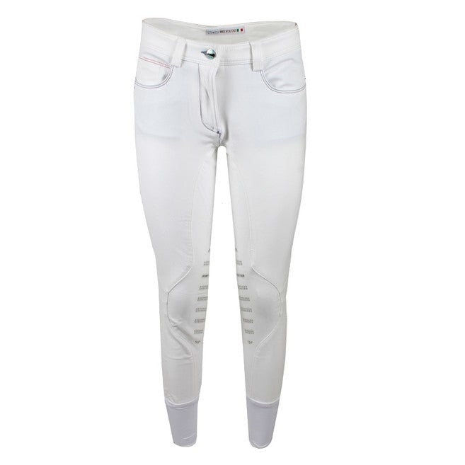ANIMO ANIMO Nochance 02 Bianco Pantaloni Da Equitazione 10AMNOCHANCE 02BIANCO. 