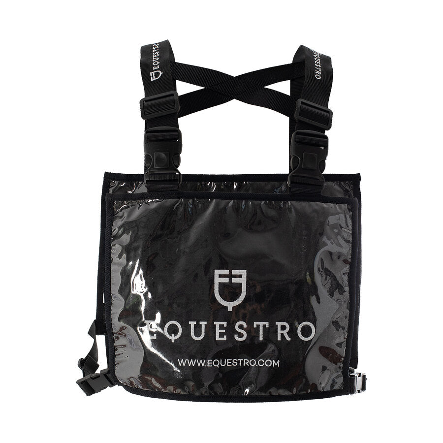 EQUESTRO Pettorina Porta Numero Equestro VA00981 NERO 