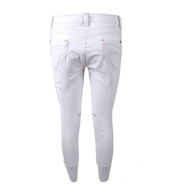 ANIMO ANIMO Nai Animo 02 Bianco Pantaloni Da Equitazione 12AMNAI 02BIANCO. 