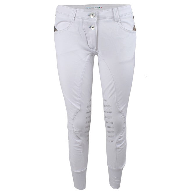 ANIMO ANIMO Nai V 02 Bianco Pantaloni Da Equitazione 12AMNAIVA 02BIANCO. 
