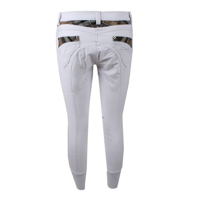 ANIMO ANIMO Nai V 02 Bianco Pantaloni Da Equitazione 12AMNAIVA 02BIANCO. 