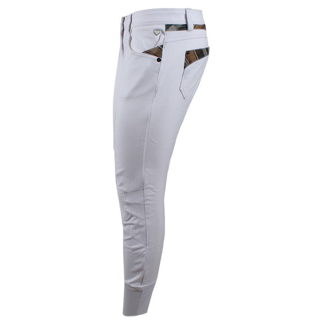 ANIMO ANIMO Nai V 02 Bianco Pantaloni Da Equitazione 12AMNAIVA 02BIANCO. 