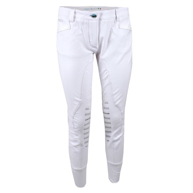 ANIMO ANIMO Nisha Bianco Pantaloni Da Equitazione 12AMNISHA BIANCO 