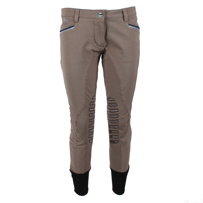 ANIMO ANIMO Nolimit/13 Tortora Pantaloni Da Equitazione 12AMNOLIMIT/13 TORTORA 