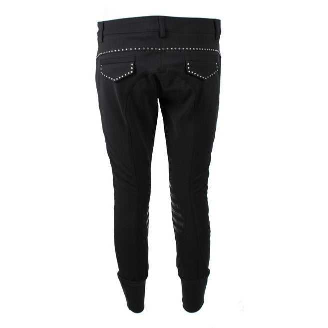 ANIMO ANIMO Nosi Nero Pantaloni Da Equitazione 12AMNOSI 01NERO 