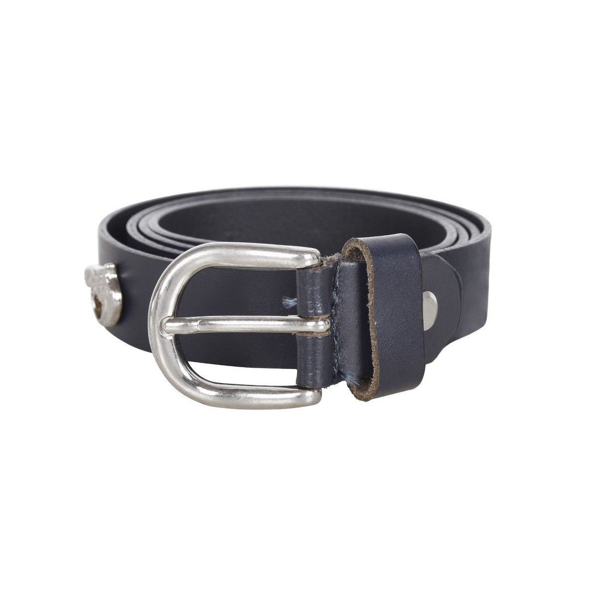 EMMEDI EMMEDI Cintura Testa Cavallo 2.5 cm Blu - cintura in pelle per abbigliamento equestre 09ED283125TS BLU 