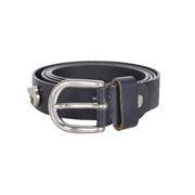 EMMEDI EMMEDI Cintura Testa Cavallo 2.5 cm Blu - cintura in pelle per abbigliamento equestre 09ED283125TS BLU 