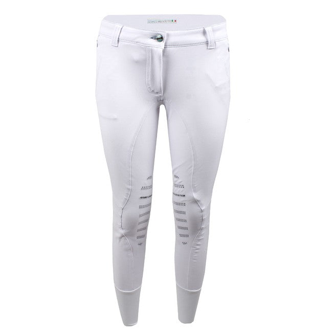 ANIMO ANIMO Nemone 02 Bianco Pantaloni Da Equitazione 17AMNEMONE 02BIANCO. 