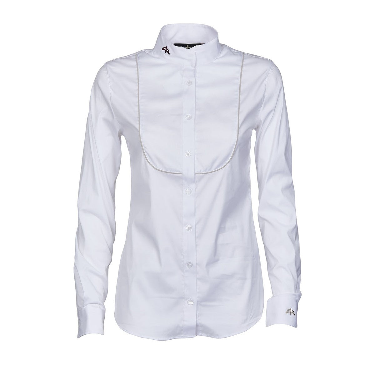MAKEBE CAMICIA DA EQUITAZIONE DONNA M/L MOD.GRACE MAKEBE 20MAK-CDL BIANCO 
