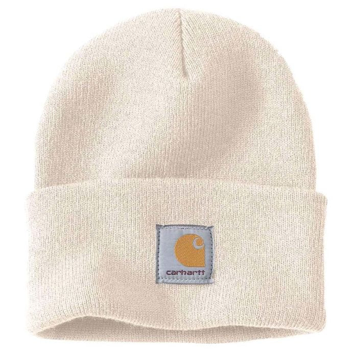 CARHARTT Carhartt Knit Cuffed Beanie White berretto in maglia a coste 29CA-A18 WHITE 