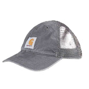 CARHARTT Carhartt Canvas Mesh-Back Cap Grigio cappello in canvas 30CA-100286 GRAVEL 