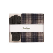 BARBOUR Barbour Gift Set Tartan Sciarpa E Guanti Black 31BA-MGS0018MGS TN17 BLACK SLATE TARTAN 