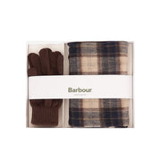 BARBOUR Barbour Gift Set Tartan Sciarpa E Guanti Brown 31BA-MGS0018MGS TN63 AUTUMN DRESS 