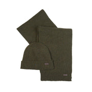BARBOUR Barbour Gift Set Carlton Fleck Berretto E Sciarpa Green 31BA-MGS0047MGS OL31 OLIVE 