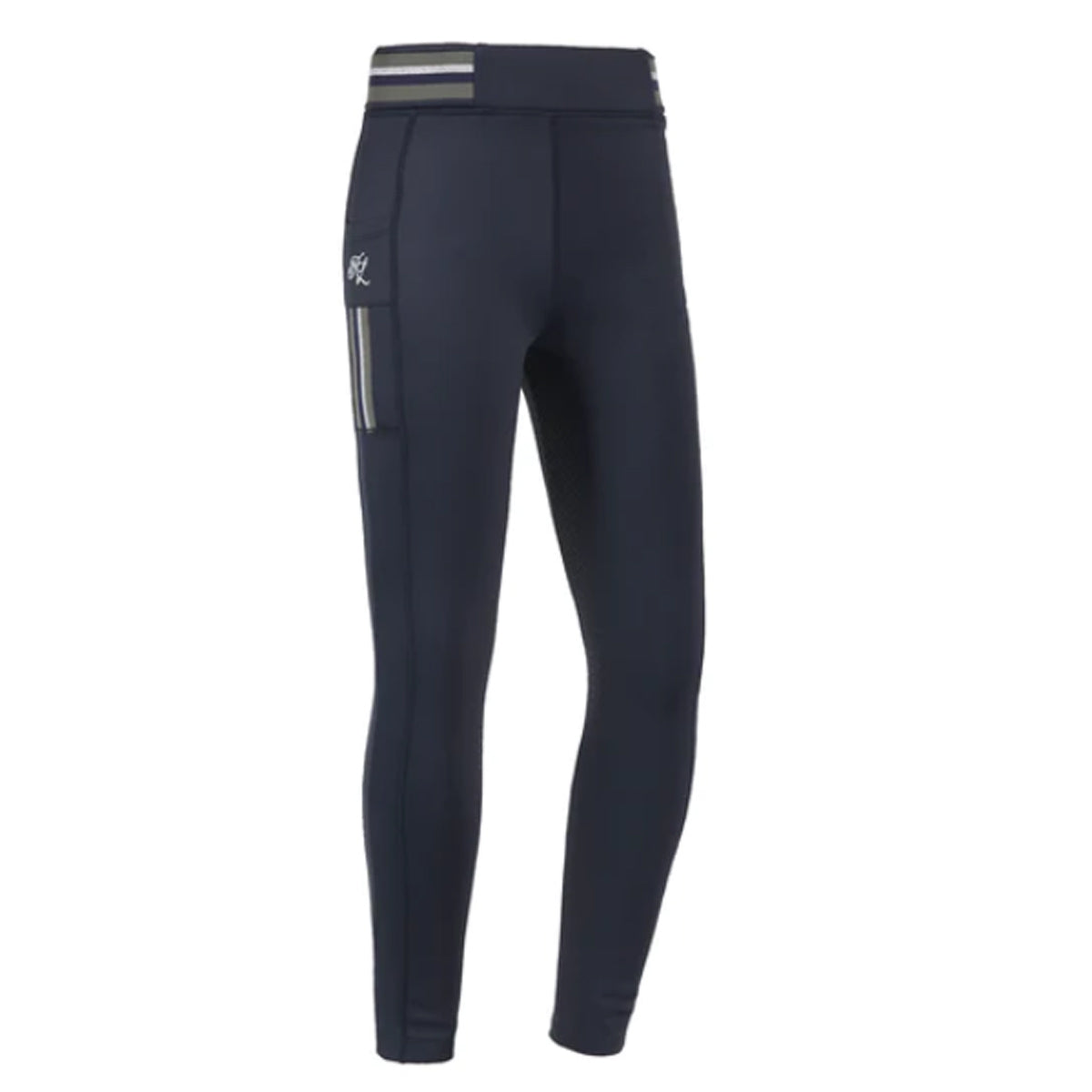 KINGSLAND KINGSLAND LEGGINGS DONNA F-TEC4 FULL GRIP KATTIE Blu pantaloni da equitazione 1KING-2330246247 6020NAVY 