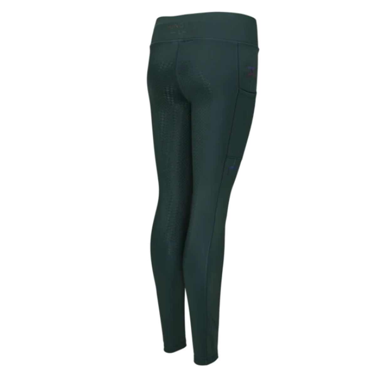 KINGSLAND KINGSLAND LEGGINGS DONNA FULL GRIP KETTIIE Verde pantaloni da equitazione 31KING-2340246421 5002GREEN 