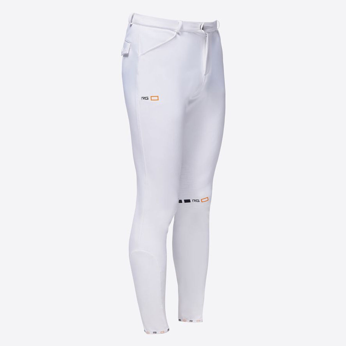 RG - CT RG - CT PANTALONE UOMO CON GRIP AL GINOCCHIO WHITE PANTALONI DA EQUITAZIONE 31RG-BRM004JS004 0001WHITE 