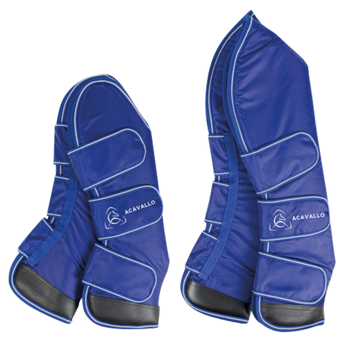 ACAVALLO Acavallo Paracolpi Da Trasporto Set.4 Pezzi Ripstop 900D In Poliestere Blue 09ACA-AC645 BLUE 