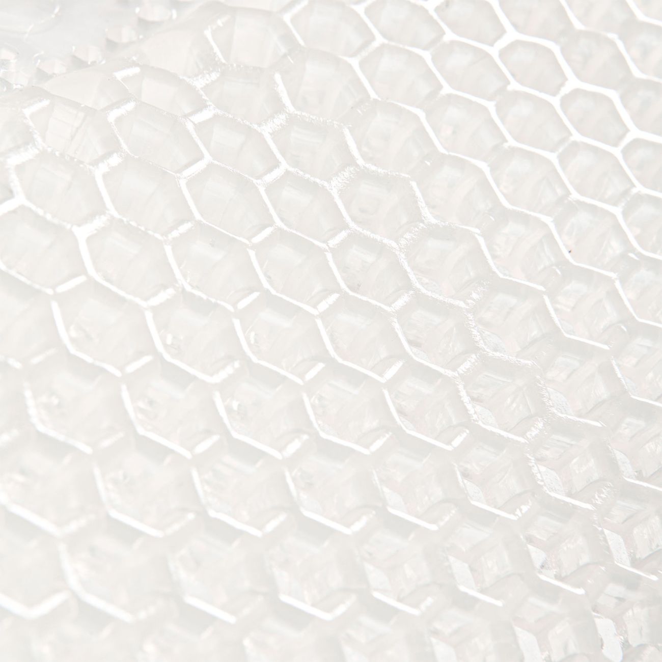 ACAVALLO Gel NS Hexagonal Forato Flat Trasparente AC102 TRASPARENTE 